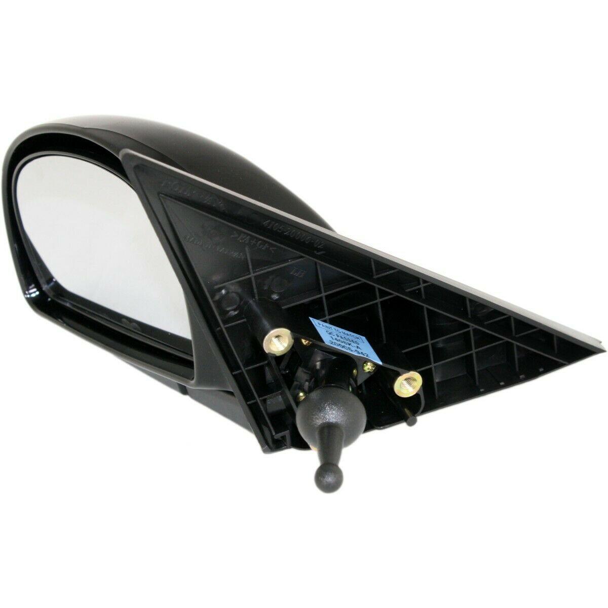 2002-2006 Hyundai Accent Hatchback Mirror Driver Side Manual , HY1320140.   component.