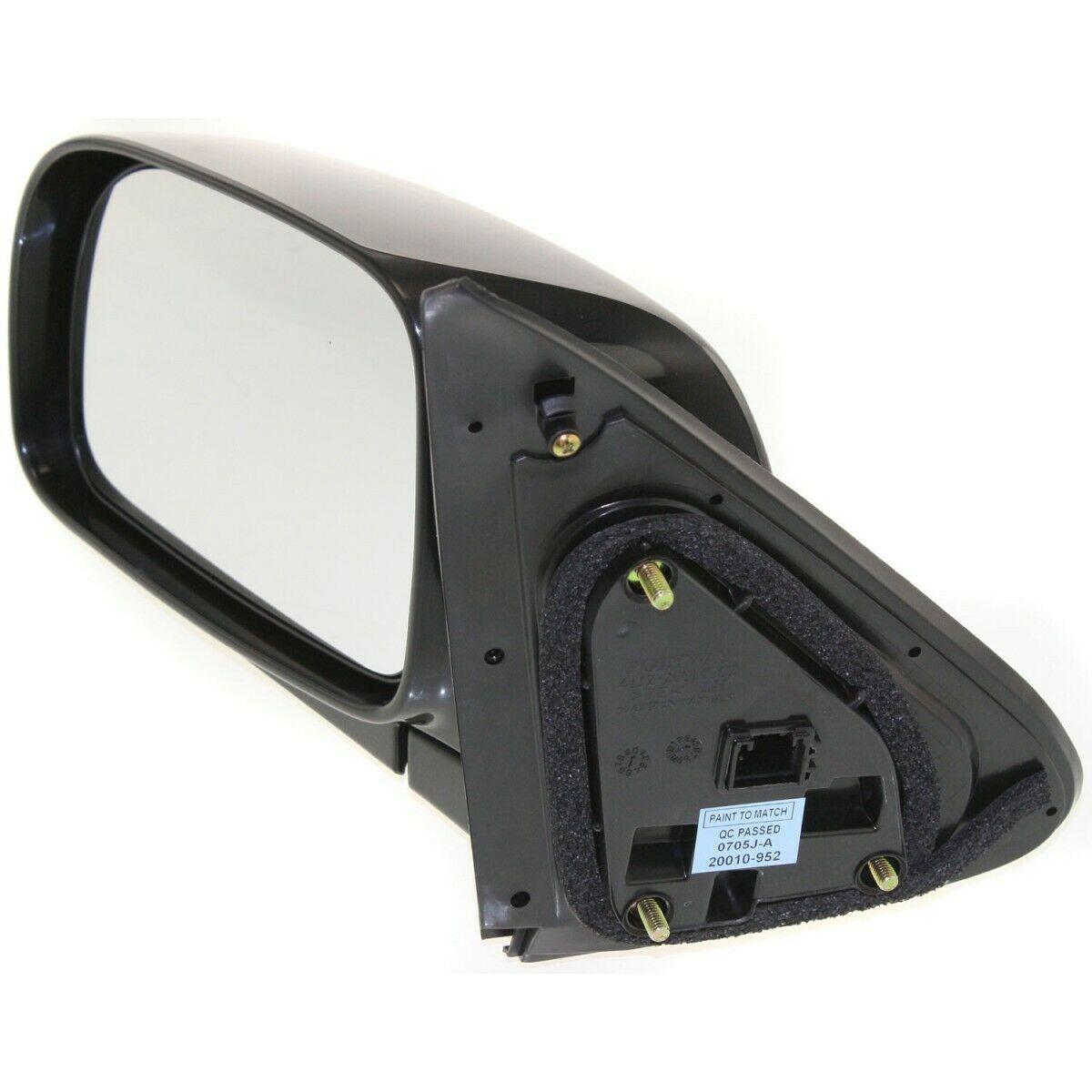 2007-2012 Hyundai Santa Fe Mirror Driver Side Power , HY1320156. Side view of the replacement part.
