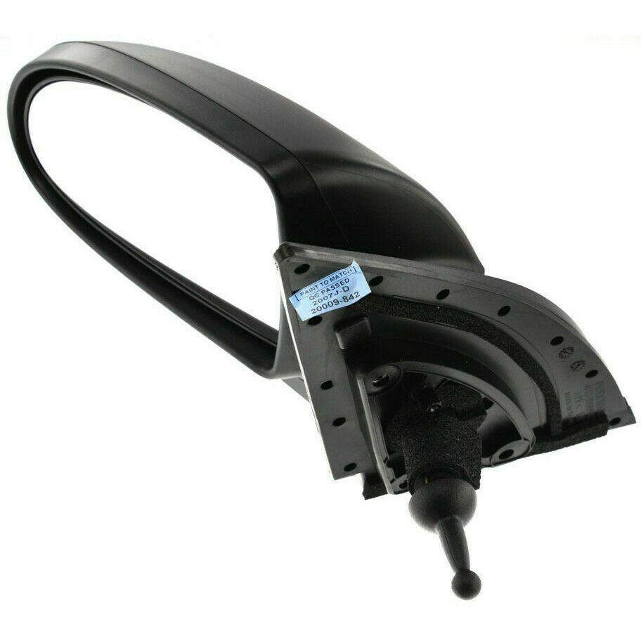 2007-2009 Hyundai Accent Sedan Mirror Driver Side Manual , HY1320157. Precision fitment for collision repair.