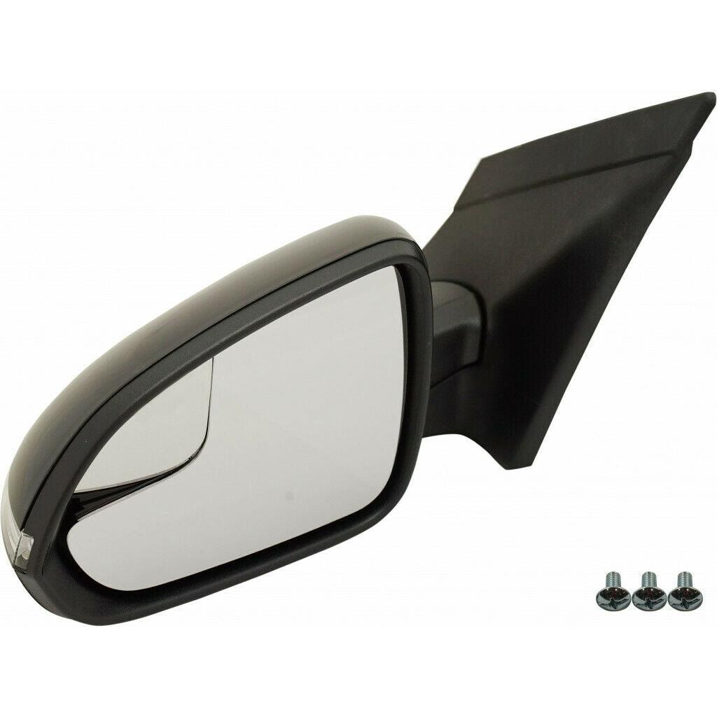 2018-2022 Hyundai Accent Sedan Mirror Driver Side Power , HY1320244. Side view of the replacement part.