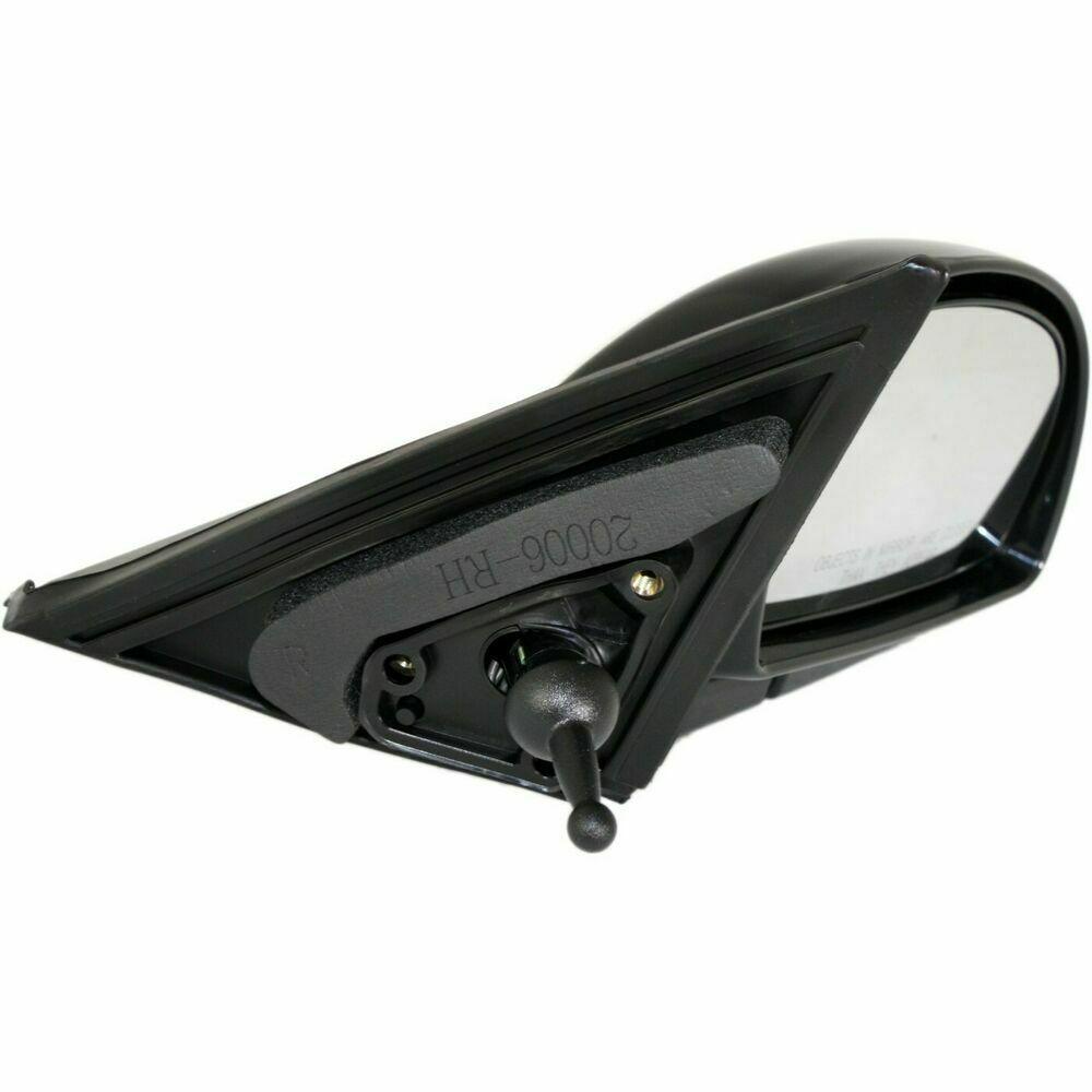2002-2006 Hyundai Accent Sedan Mirror Passenger Side Manual , HY1321140. Precision fitment for collision repair.