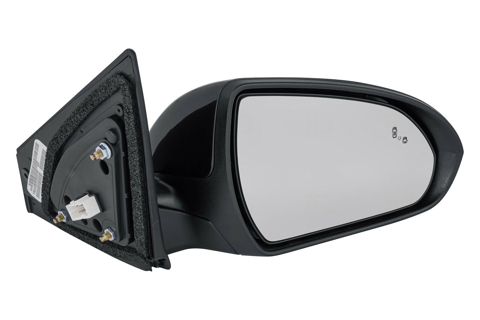 2017-2018 Hyundai Elantra Sedan Mirror Passenger Side Power , HY1321227. Installed view for reference.