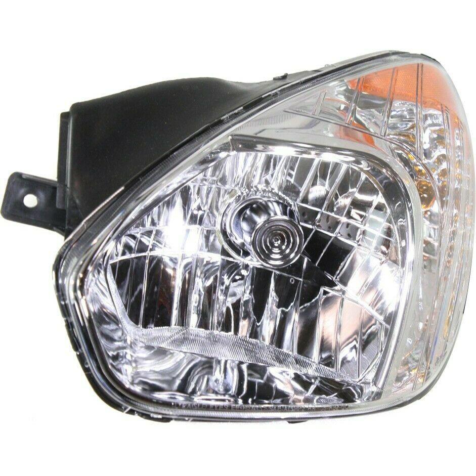 2007-2011 Hyundai Accent Sedan Head Lamp Driver Side , HY2502144. Side view of the replacement part.