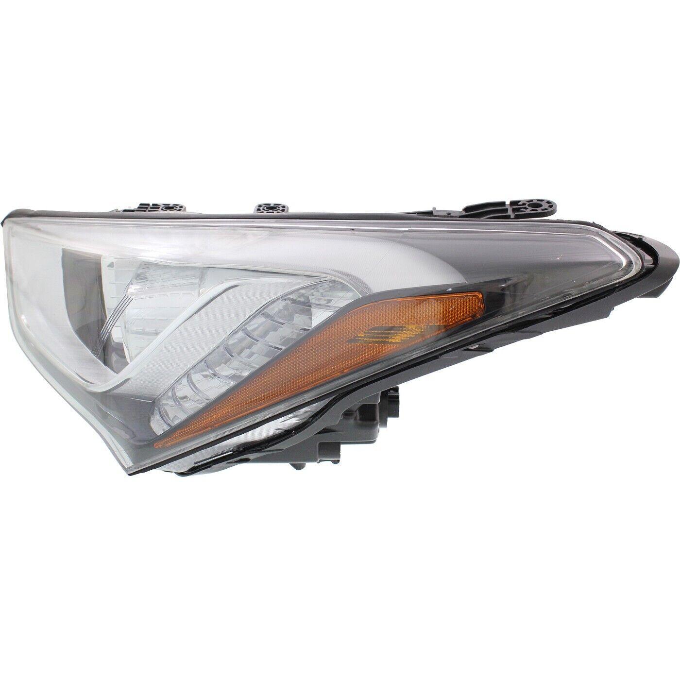 2013-2016 Hyundai Santa Fe XL Head Lamp Driver Side Halogen Gls/Ltd Model , HY2502175. High-quality aftermarket part.