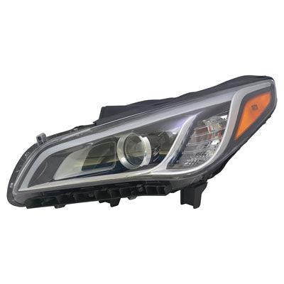 2015-2017 Hyundai Sonata Head Lamp Driver Side Hid , HY2502184. Replacement part ready for install.