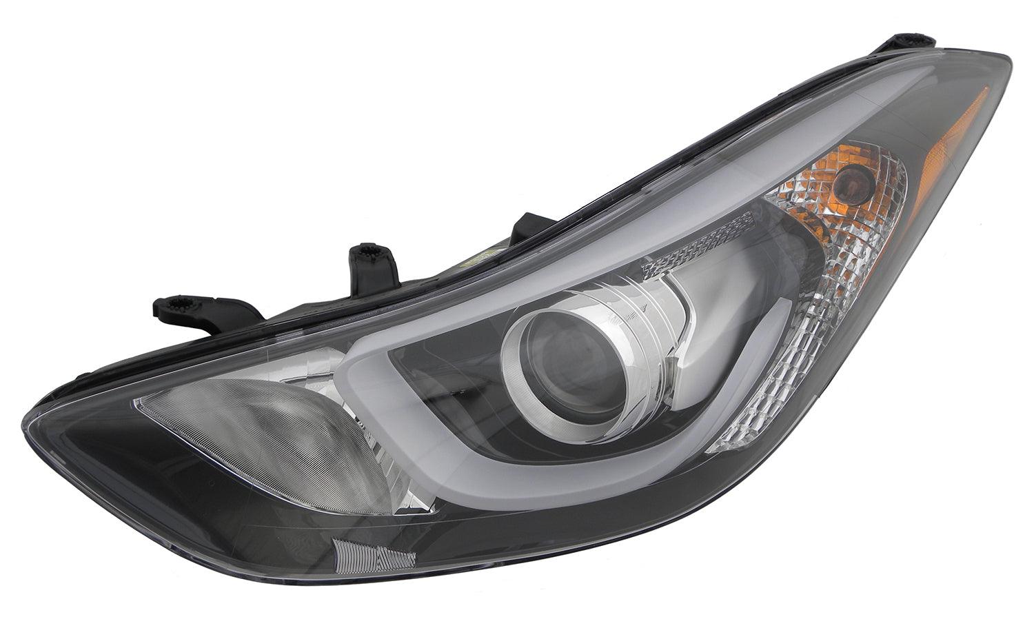 2013-2014 Hyundai Elantra Coupe Head Lamp Driver Side Led , HY2502188. Precision fitment for collision repair.