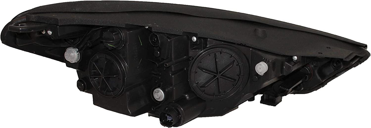 2016-2018 Hyundai Tucson Head Lamp Driver Side Halogen With Led , HY2502200. Factory-style replacement part.