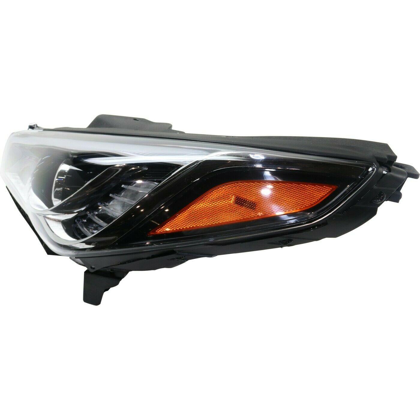 2016-2017 Hyundai Sonata Head Lamp Driver Side Halogen Se/Eco , HY2502201.   component.