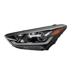 2017-2018 Hyundai Santa Fe Head Lamp Driver Side Halogen Without Sport , HY2502211. Direct fit for easy installation.