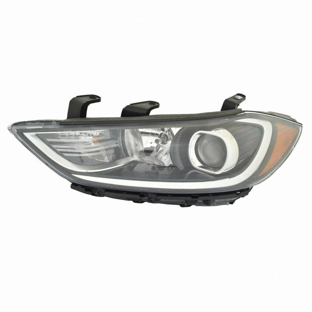 2017-2018 Hyundai Elantra Sedan Head Lamp Driver Side Hid With 7Pin Connector 2.0L , HY2502226. Made with quality materials.