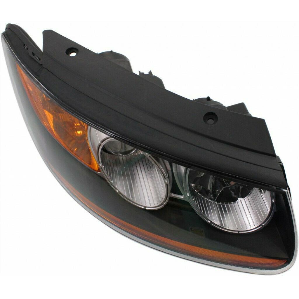 2010-2011 Hyundai Santa Fe Head Lamp Passenger Side , HY2503156. Side view of the replacement part.