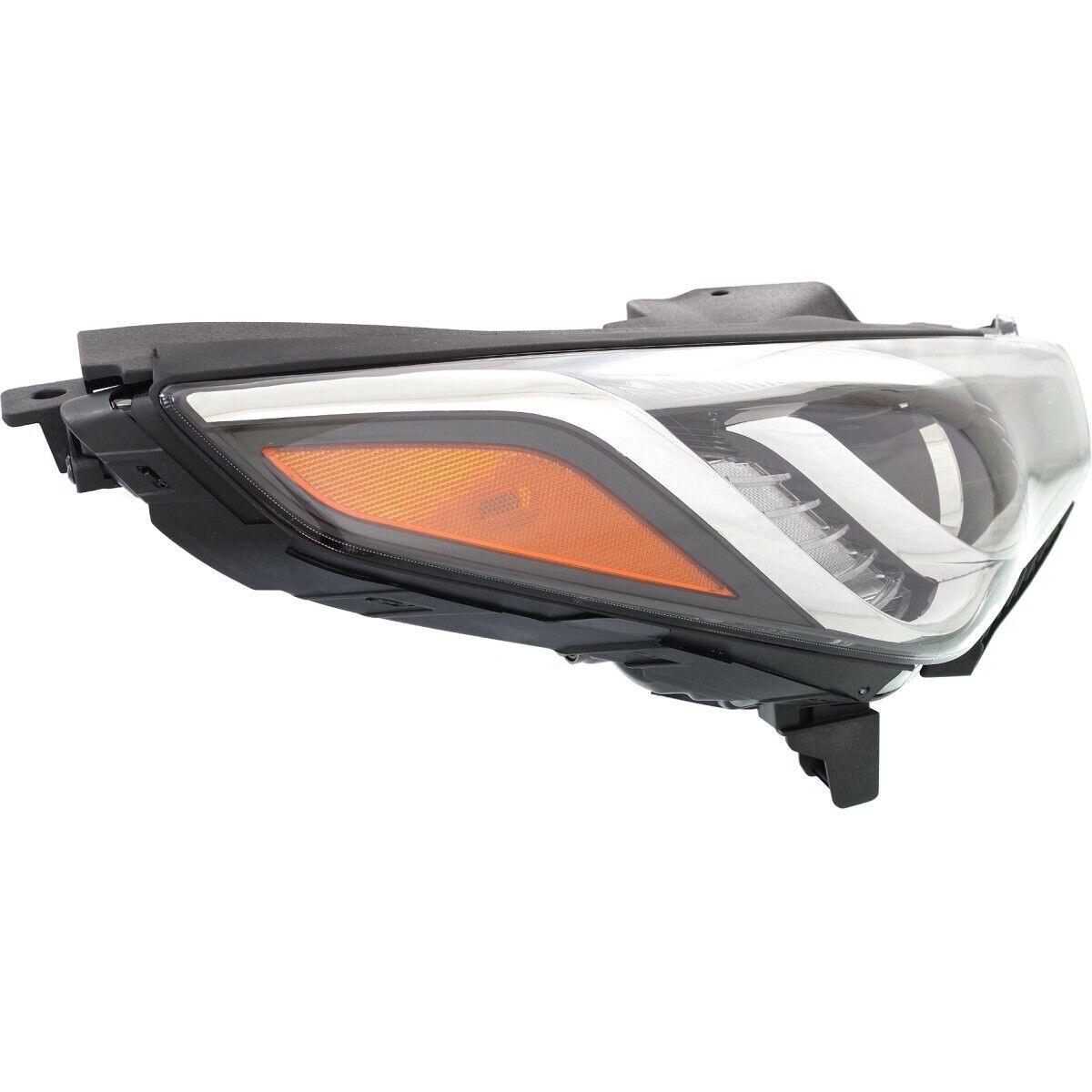 2015-2017 Hyundai Sonata Head Lamp Passenger Side Halogen With 2 Signals Sprt/Limited , HY2503183. OEM-quality exterior component.
