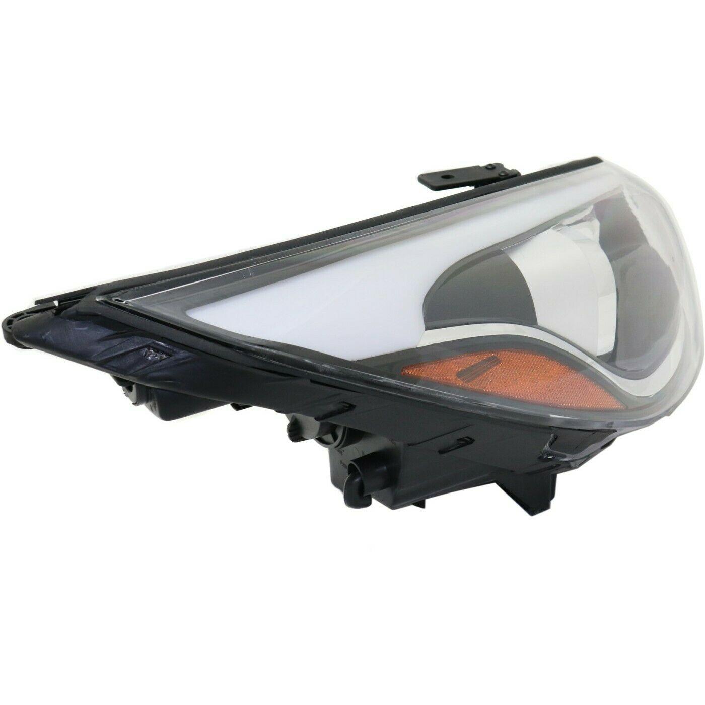 2014-2015 Hyundai Tucson Head Lamp Passenger Side Halogen , HY2503185. Angle view for visual reference.