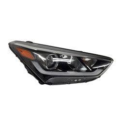 2017-2018 Hyundai Santa Fe XL Head Lamp Passenger Side Halogen Without Sport , HY2503211. Precision fitment for collision repair.