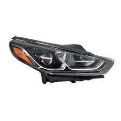 2018-2019 Hyundai Sonata Head Lamp Passenger Side Halogen Without Led Drl , HY2503217. Professional-grade auto body part.