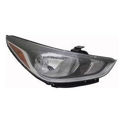 2018-2022 Hyundai Accent Sedan Head Lamp Passenger Side Halogen , HY2503218. OEM-quality exterior component.