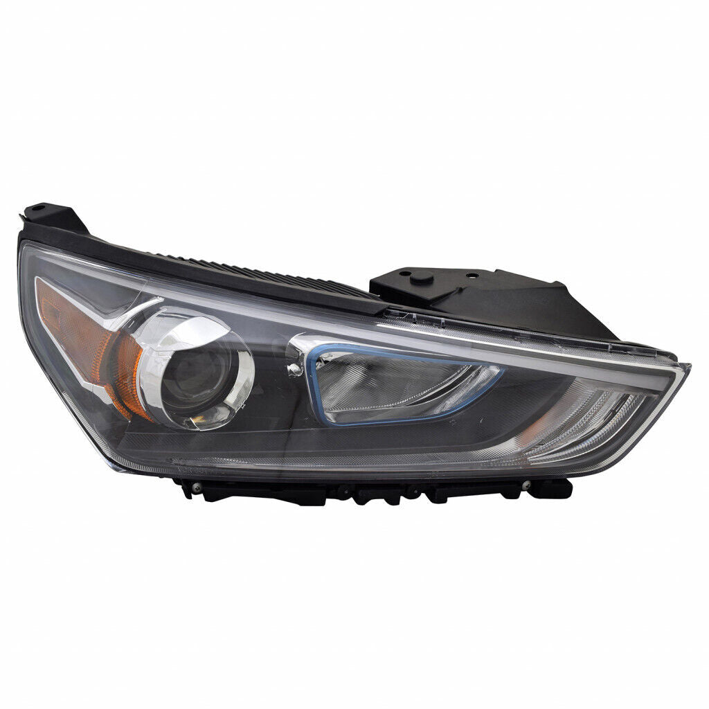 2017-2019 Hyundai Ioniq Hybrid Head Lamp Passenger Side Halogen Without Electric , HY2503231. Angle view for visual reference.
