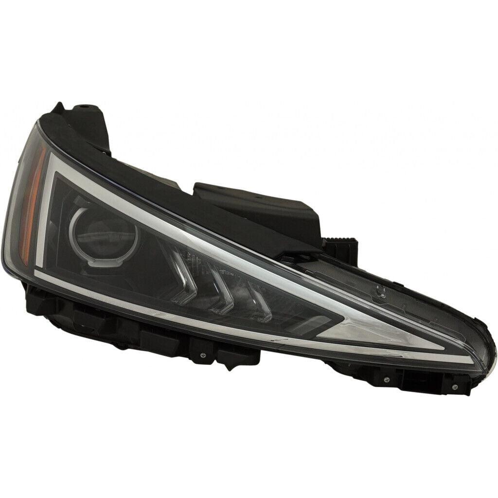 2019-2020 Hyundai Elantra Sedan Head Lamp Passenger Side Halogen Without Led Drl , HY2503233. OEM-quality exterior component.