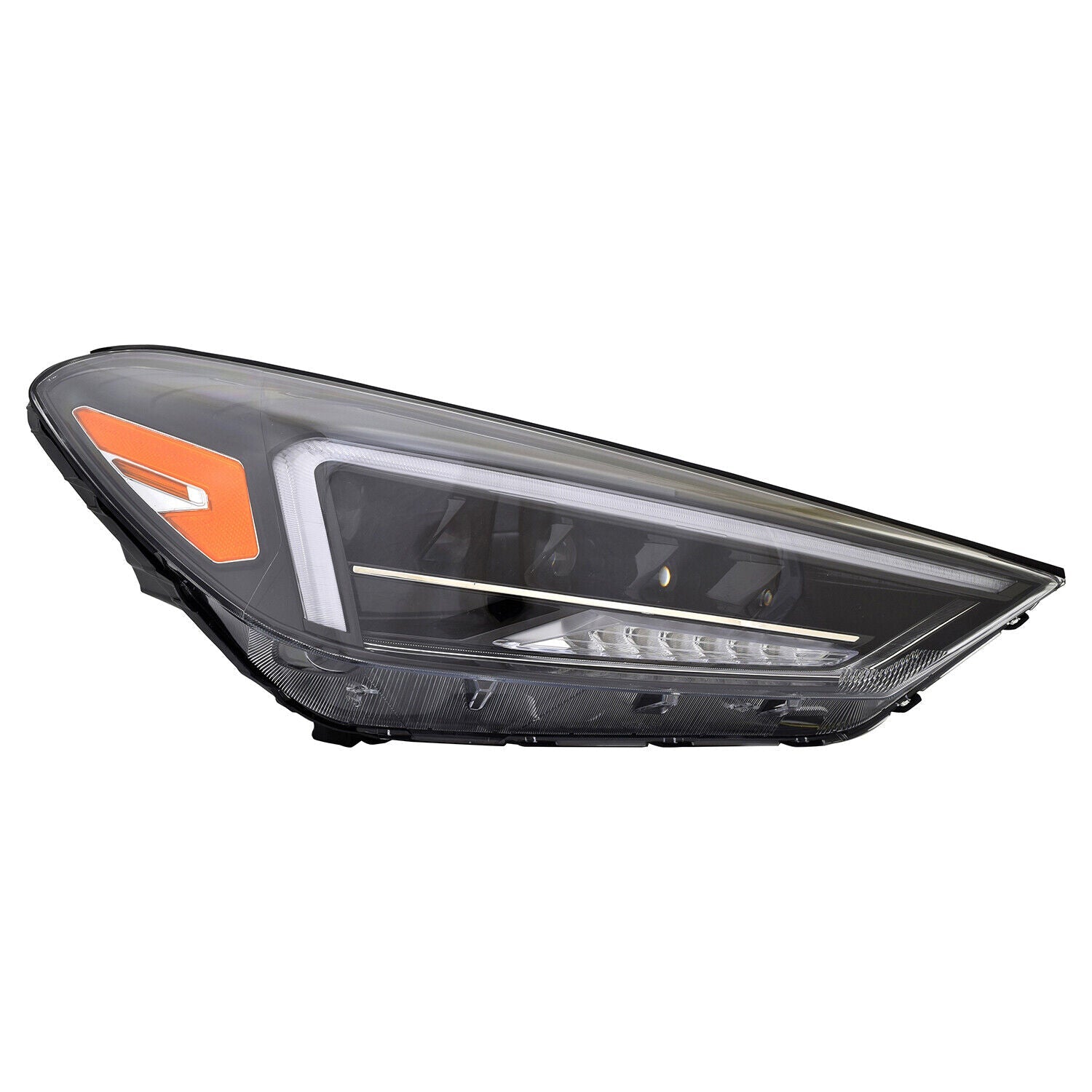 2019-2021 Hyundai Tucson Head Lamp Passenger Side Led , HY2503236. Angle view for visual reference.