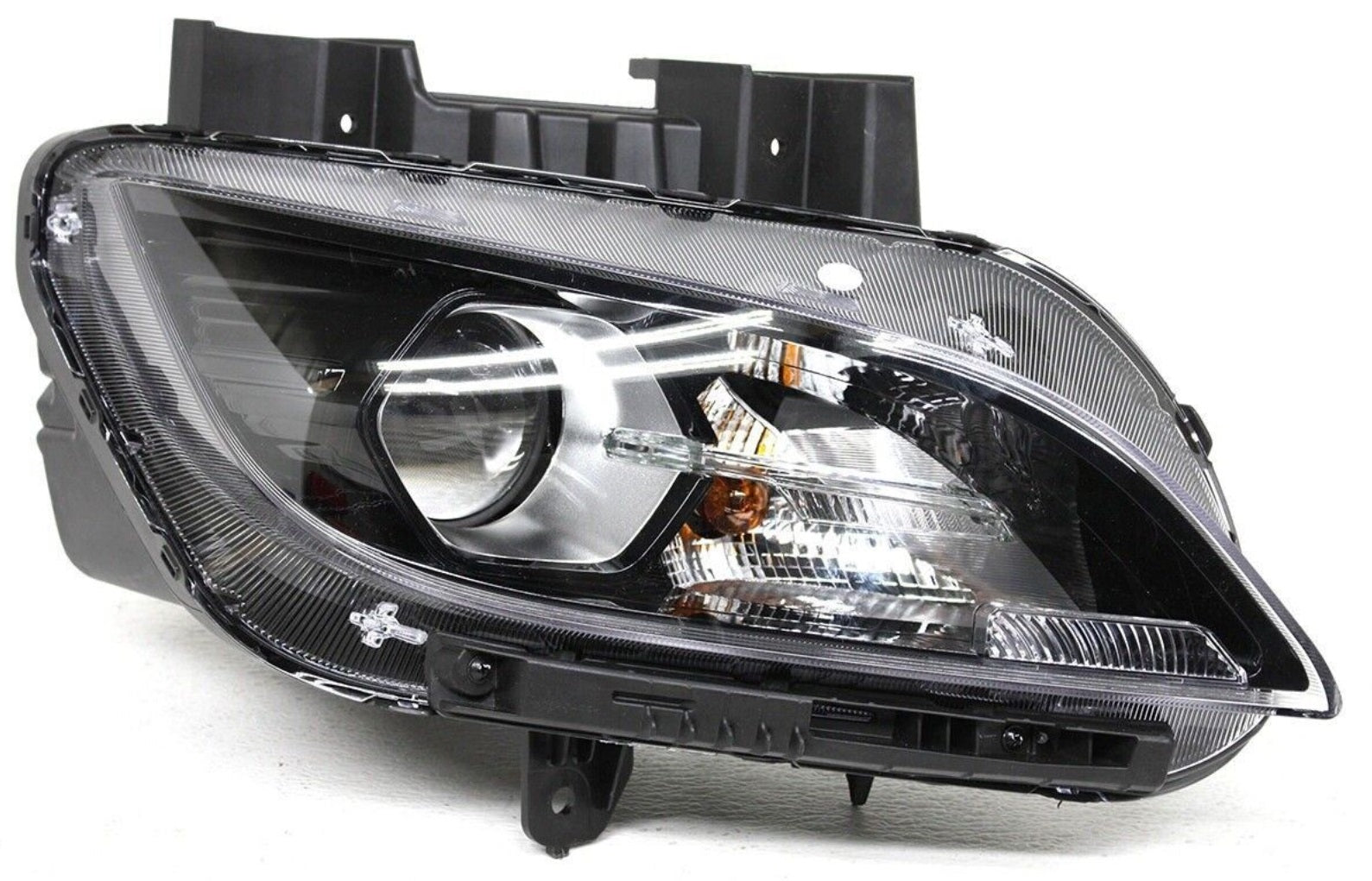 2022-2023 Hyundai Kona Electric Head Lamp Passenger Side Halogen , HY2503257. Side view of the replacement part.