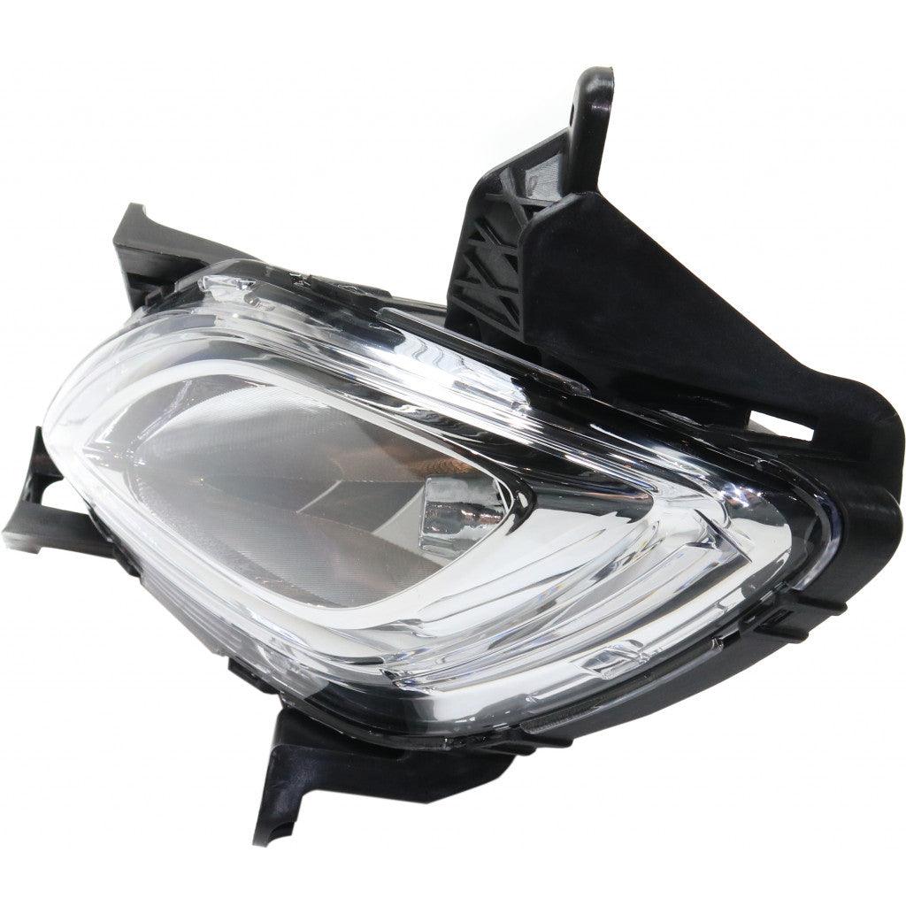 2011-2013 Hyundai Genesis Sedan Fog Lamp Front Driver Side , HY2592149. Side view of the replacement part.