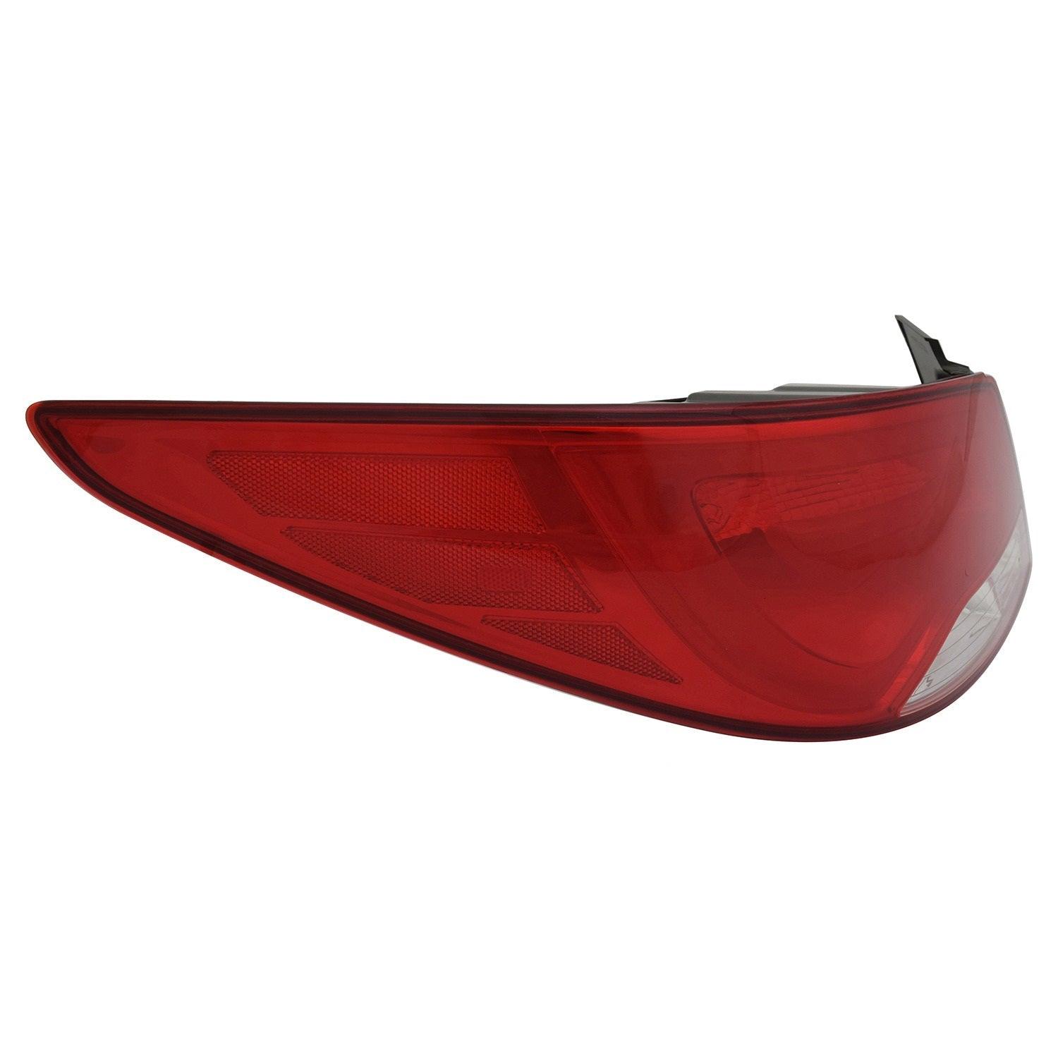 2015-2017 Hyundai Accent Sedan Tail Lamp Driver Side , HY2800148. Angle view for visual reference.