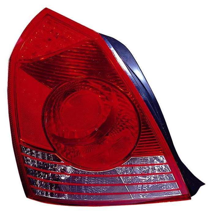 2004-2006 Hyundai Elantra Tail Lamp Passenger Side , HY2801130. Side view of the replacement part.