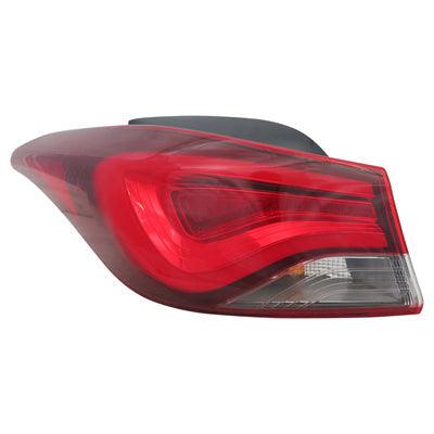 2014-2016 Hyundai Elantra Sedan Tail Lamp Driver Side Led , HY2804132. Designed for OEM alignment.