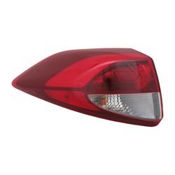 2016-2018 Hyundai Tucson Tail Lamp Driver Side Bulb Type , HY2804137. Direct fit for easy installation.