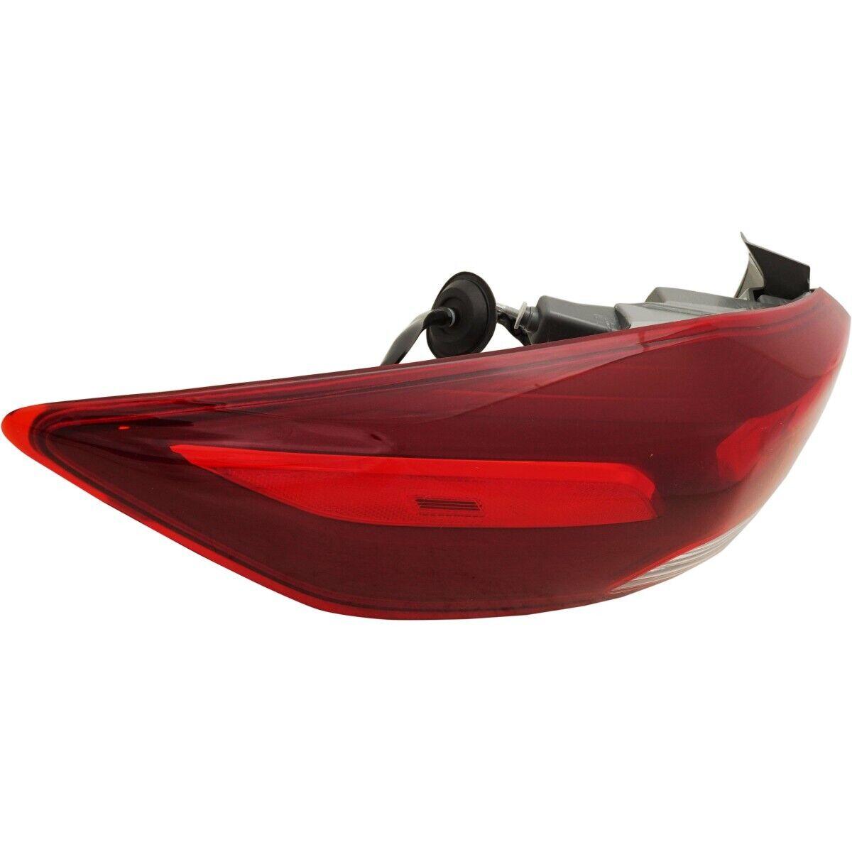 2017-2018 Hyundai Elantra Sedan Tail Lamp Driver Side Bulb Type Se Model , HY2804142. Durable and impact-resistant.
