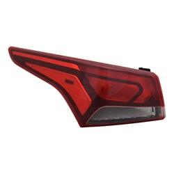 2018-2022 Hyundai Accent Sedan Tail Lamp Driver Side Bulb Type , HY2804156. Designed for OEM alignment.