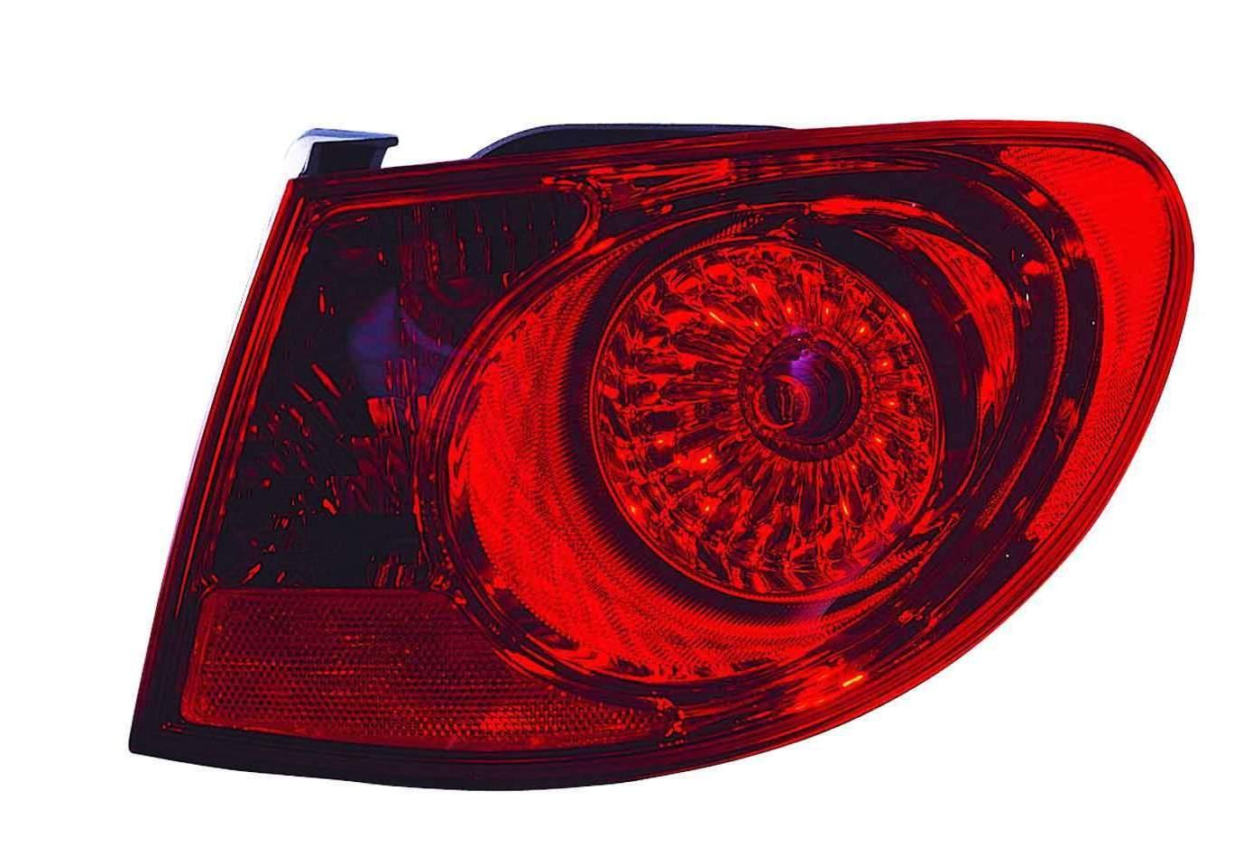2007-2010 Hyundai Elantra Tail Lamp Passenger Side , HY2805108. Made with quality materials.