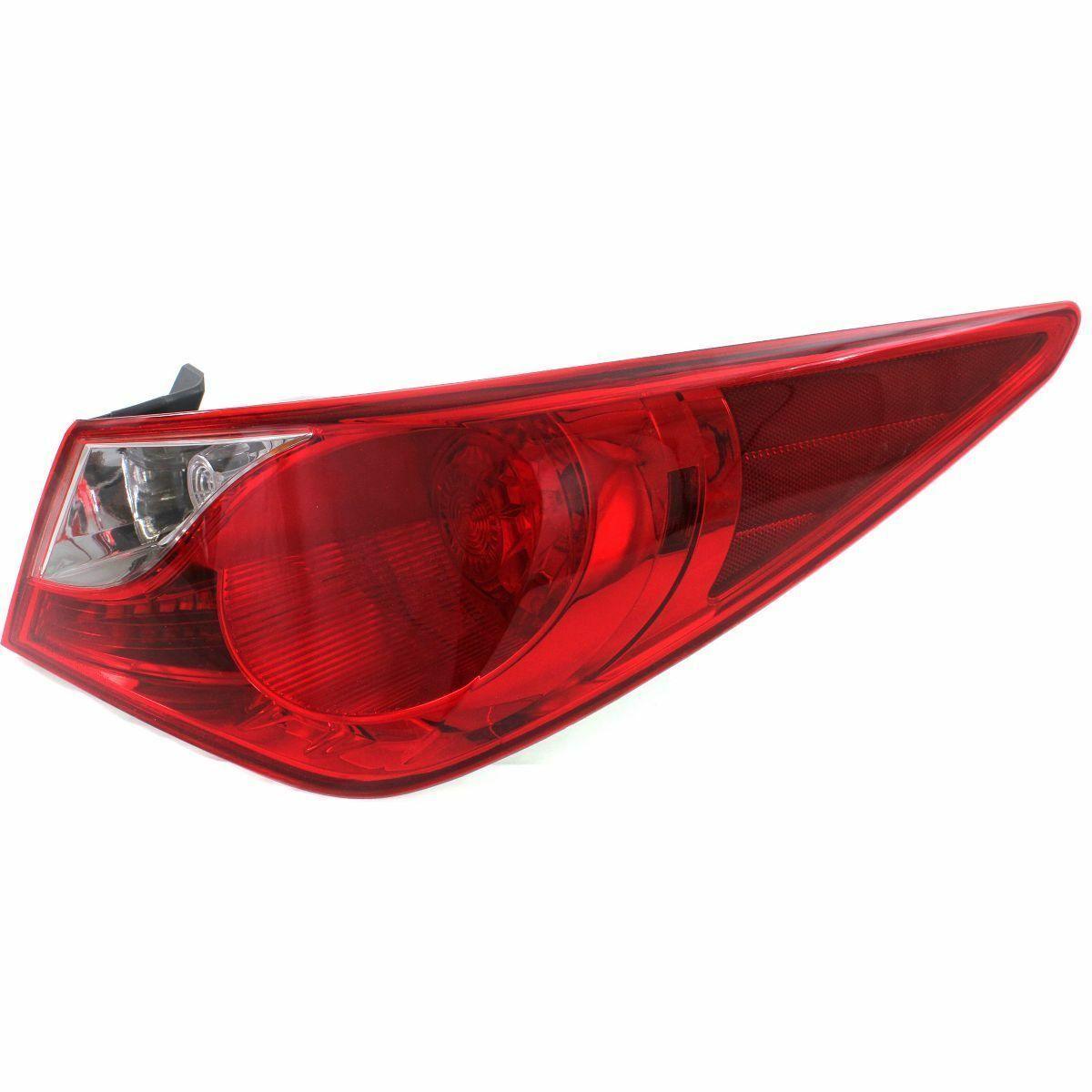 2011-2014 Hyundai Sonata Tail Lamp Passenger Side Without Led , HY2805116. Professional-grade auto body part.