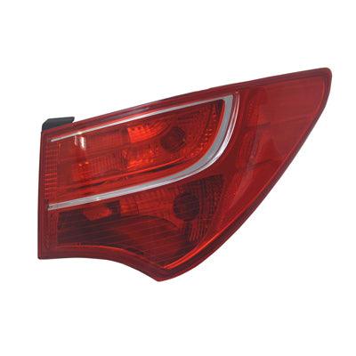 2013-2016 Hyundai Santa Fe Sport Tail Lamp Passenger Side , HY2805123. Side view of the replacement part.