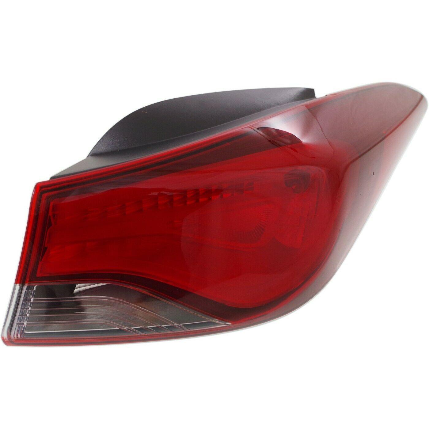 2014-2016 Hyundai Elantra Sedan Tail Lamp Passenger Side , HY2805131. Side view of the replacement part.