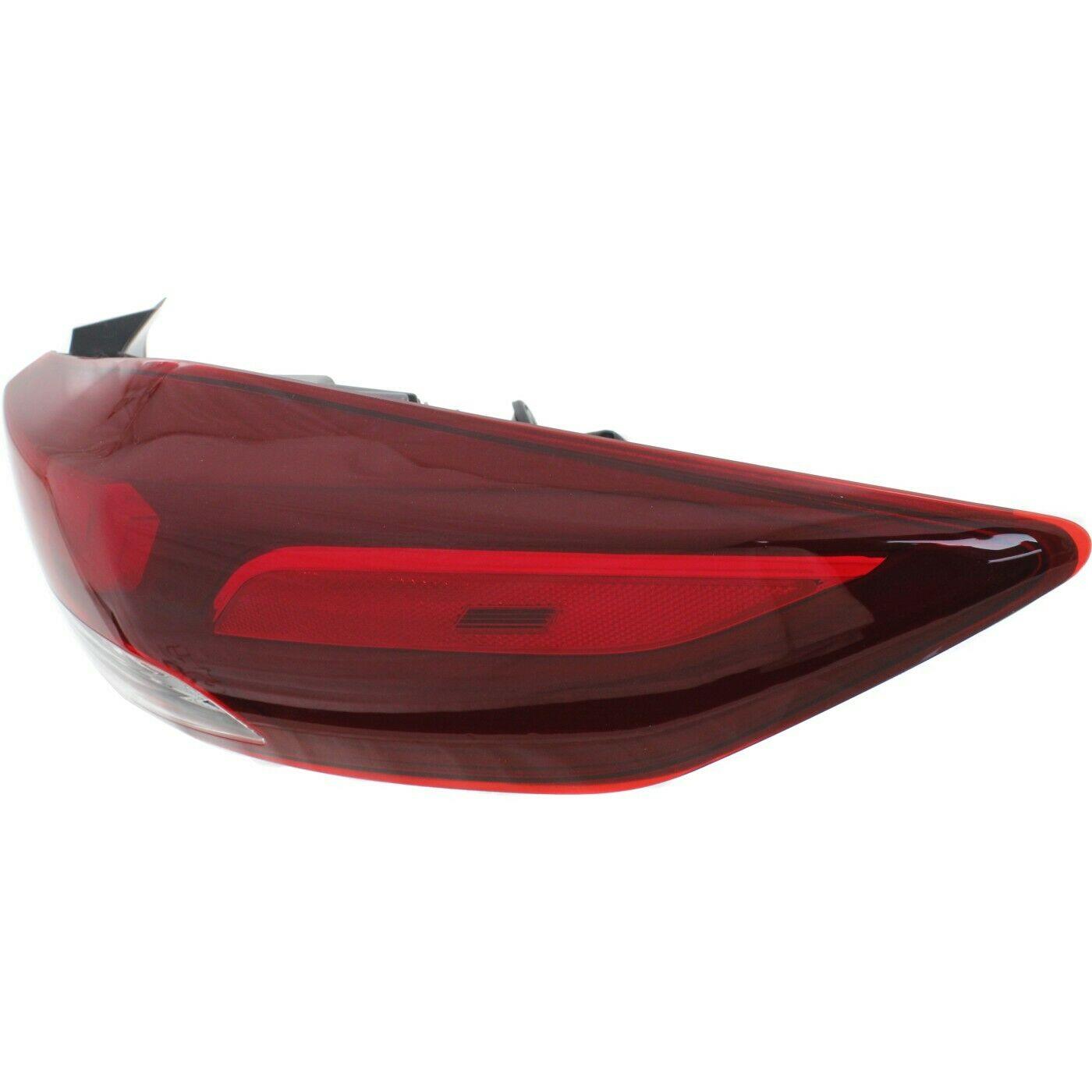 2017-2018 Hyundai Elantra Sedan Tail Lamp Passenger Side Bulb Type , HY2805140. OEM-style replacement.