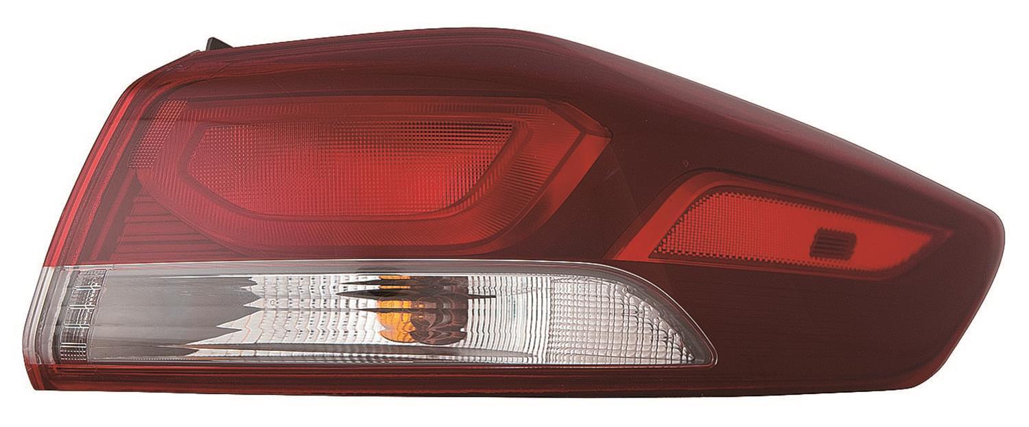 2017-2018 Hyundai Elantra Sedan Tail Lamp Passenger Side Bulb Type Se Model , HY2805142. OEM-quality exterior component.