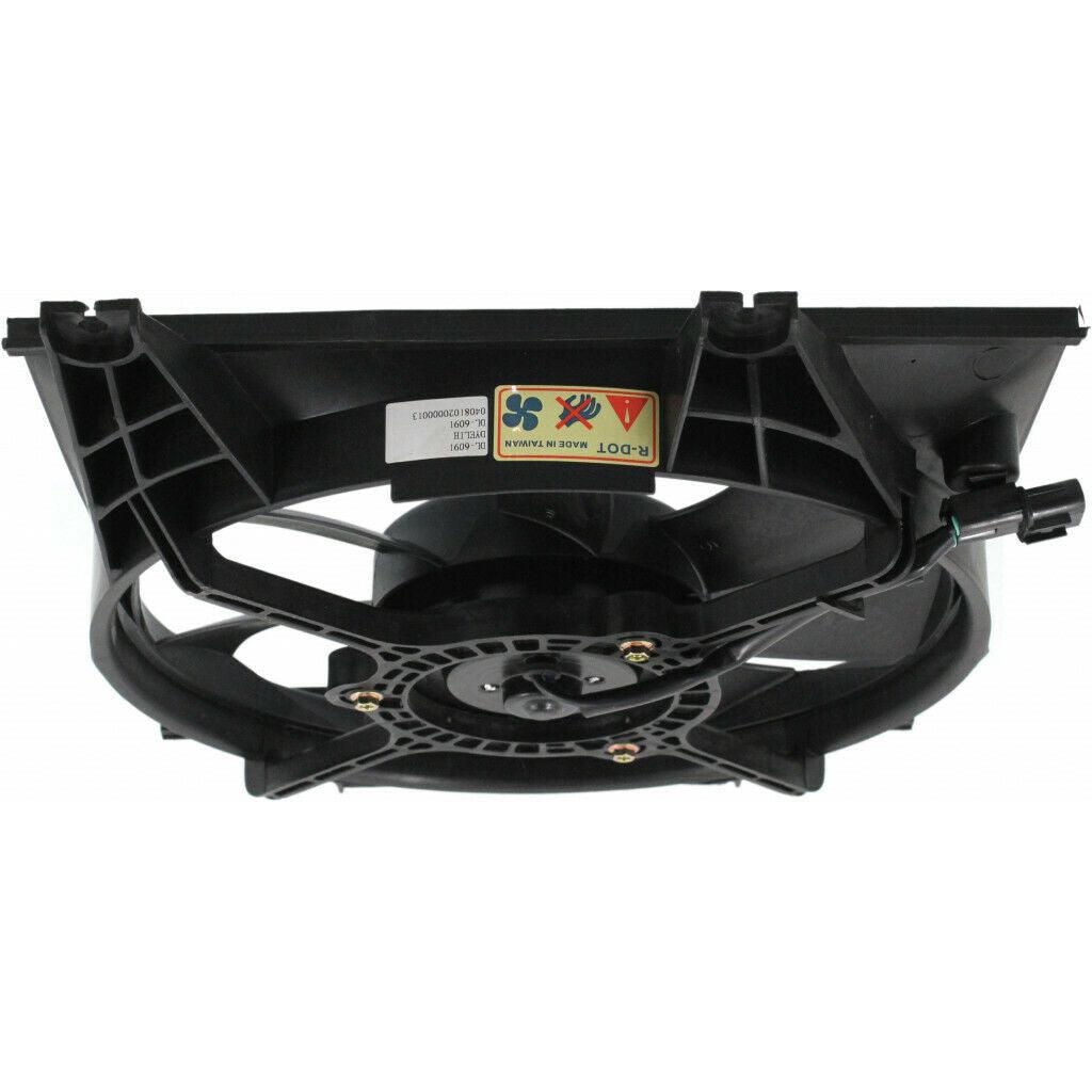 2000-2005 Hyundai Accent Sedan Ac Fan Assy , HY3113104. Side view of the replacement part.