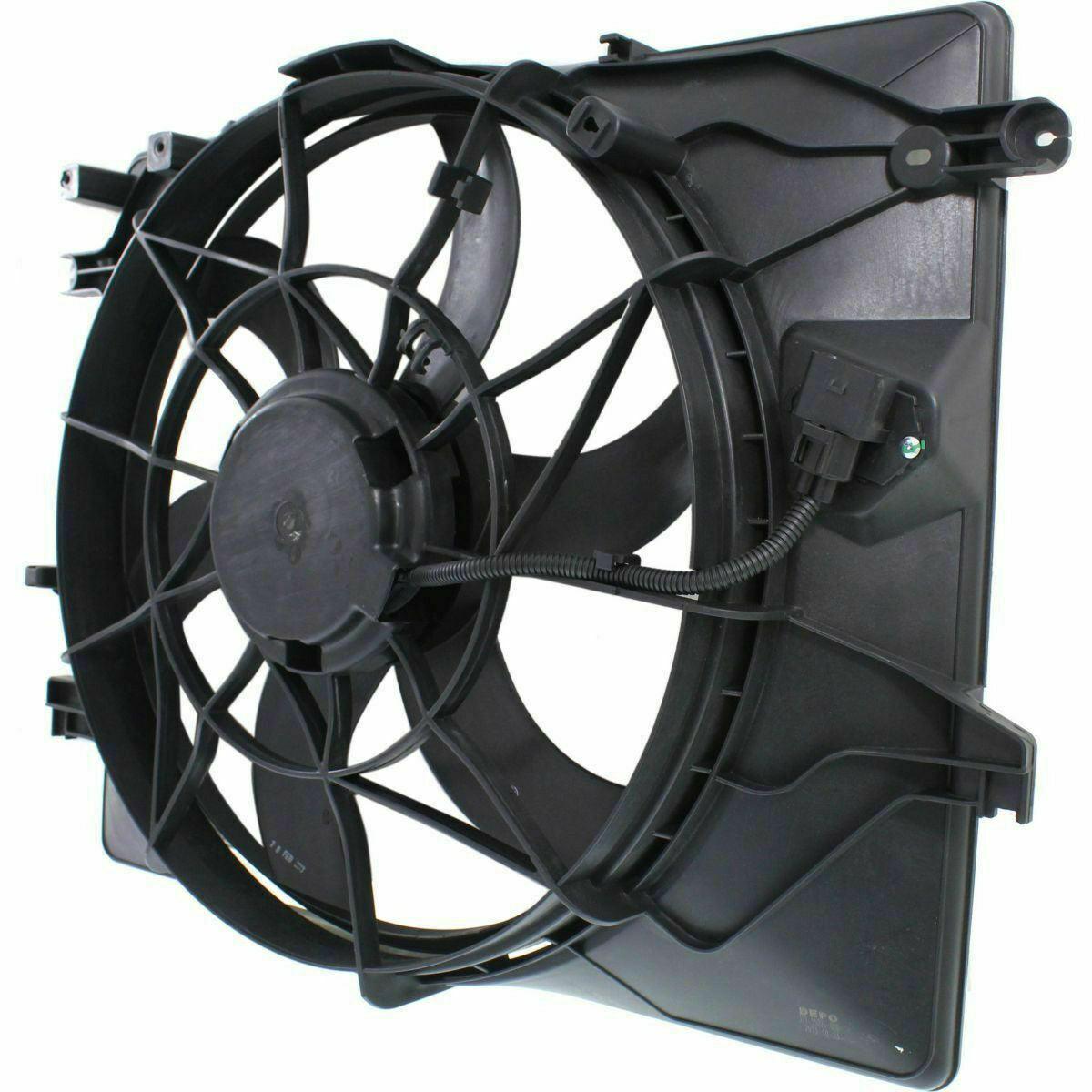 2010-2012 Hyundai Genesis Coupe Radiator Fan Assy , HY3115128. Professional-grade auto body part.