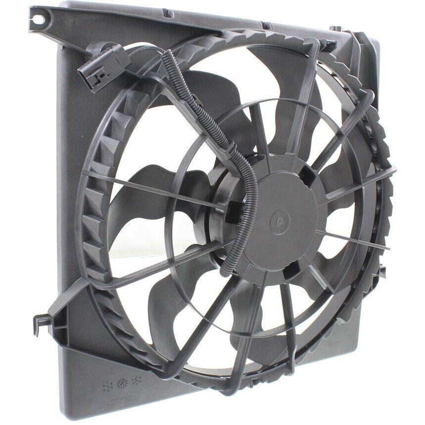 2013-2018 Hyundai Santa Fe Radiator Fan Assy , HY3115141. Lightweight yet durable construction.