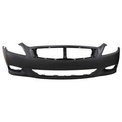 2014-2015 Infiniti Q60 Coupe Front Bumper , IN1000237. Angle view for visual reference.
