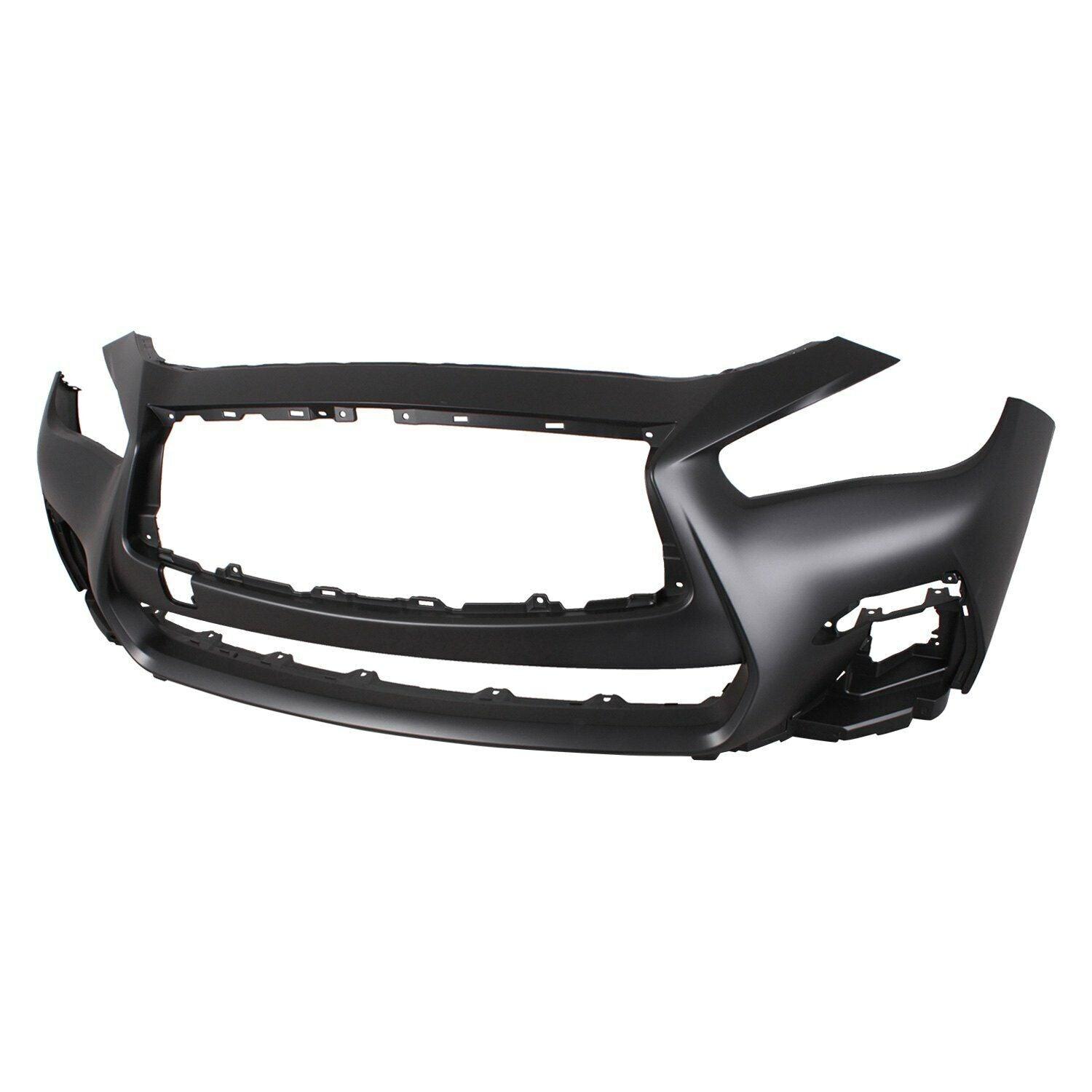 2018-2020 Infiniti Q50 Sedan Front Bumper Primed Without Sensor Sport Model , IN1000282. Lightweight yet durable construction.