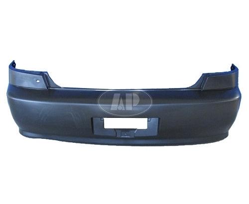 2005-2006 Infiniti G35 Sedan Rear Upper Bumper Primed , IN1100123. Side view of the replacement part.