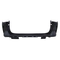 2019-2023 Infiniti Qx50 Rear Upper Bumper Primed , IN1114100. Side view of the replacement part.
