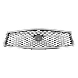 2014-2017 Infiniti Q50 Sedan Grille With Camera Hole , IN1200119. Factory-style replacement part.