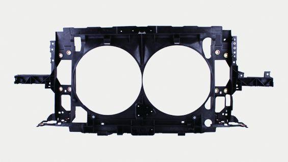 2009-2013 Infiniti G37 Sedan Radiator Support , IN1225107. Side view of the replacement part.