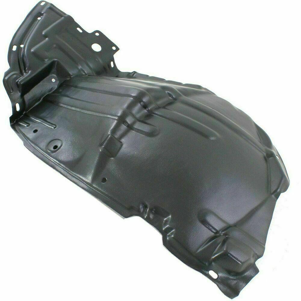 2003-2005 Infiniti G35 Sedan Fender Liner Front Driver Side , IN1248102. Angle view for visual reference.