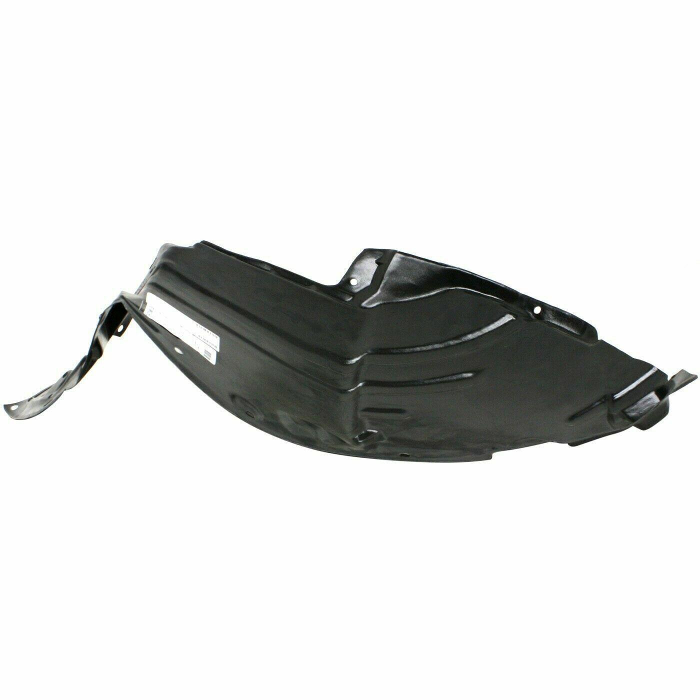 2003-2005 Infiniti G35 Sedan Fender Liner Front Passenger Side , IN1249102. Side view of the replacement part.
