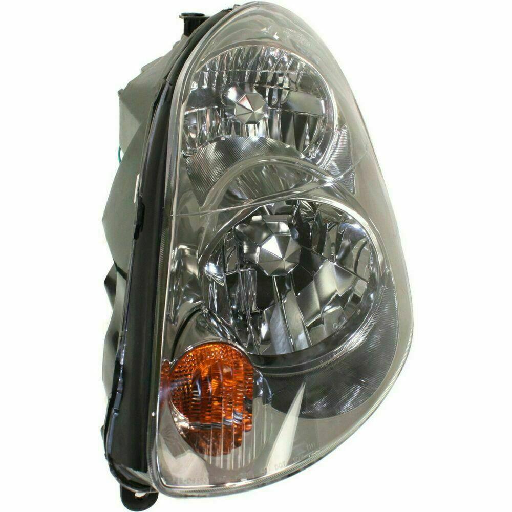 2003-2004 Infiniti G35 Sedan Head Lamp Driver Side Halogen , IN2502112.   component.