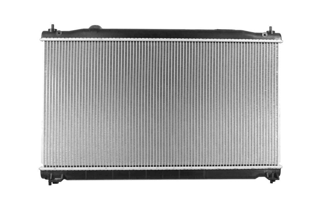 2014-2015 Infiniti Q50 Sedan Radiator , IN3010209. Angle view for visual reference.